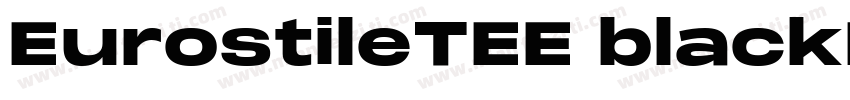EurostileTEE blackExtended字体转换